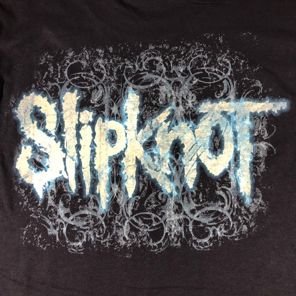 Slipknot Mask Faces 2007 Heavy Metal Rock Band Tee - Picture 7 of 9